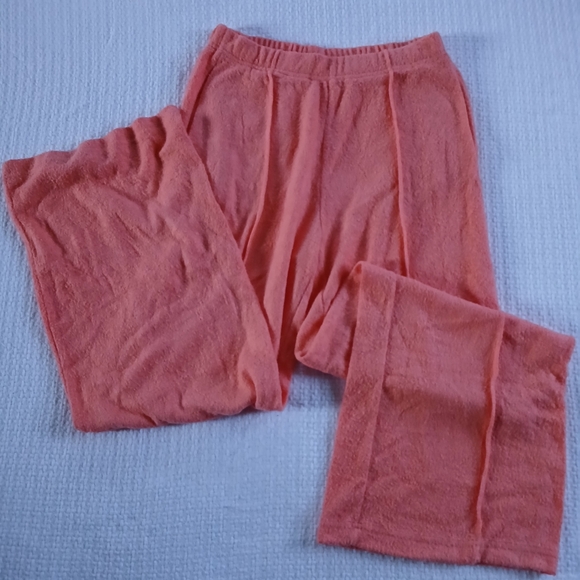 Urban Outfitters Pants - out from under ♡ wide leg medium cozy lounge soft girl spring coastal textured